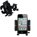 Bike Handlebar Holder Mount System for the Apple iPhone 4S - Gomadic Brand