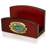 NCAA Florida Gators Wood Business Cardholder