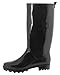 Capelli New York Ladies Shiny Solid Opaque Jelly Rain Boot