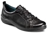 ECCO Women's Clay Tie Lace-Up Flat,Black,41 EU/10-10.5 M US