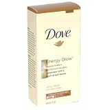 Dove Energy Glow Daily Face Moisturizer, Medium to Dark Skin, 1.7 fl oz (50 ml) Bottles, (Pack of 3)