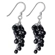 Handmade Sterling Silver Black Onyx Earrings 2 Inches