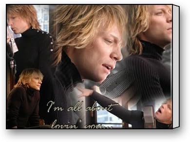 Funnyone Custom Modern Wall Art Decoration for Home Jon Bon Jovi Multiples Canvas Prints