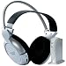 Vivanco FMH 6050 Funk-Kopfh�rer-Set (863 MHz �bertragungsfrequenz) silber-grau