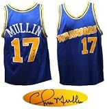 Signed Chris Mullin Golden State Warriors Blue Jersey JSA Mullin starred at St. Johns in the early 1980s, being named Big East Player of the Year 3 times, and College Basketball Player of the Year in 1985. Drafted by the Golden State Warriors, Mullin was a 5 x NBA All-Star, and was inducted into the Collegiate and National Basketball Hall of Fame in 2011. Jersey comes with James Spence Authenticat