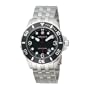 Wenger Men's 72236 AquaGraph 100M Black Bezel Steel Bracelet Watch
