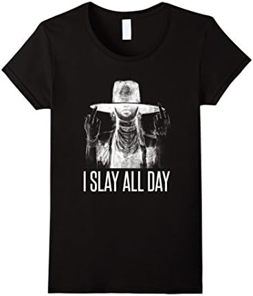 Women's I Slay All Day Medium Black