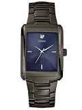 Guess #U11515G1 Men's Black Stainless Sun Steel Blue Dial Watch