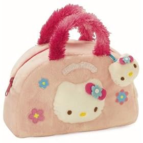 Hello Kitty - Sac Bowling Peluche 18 cm  (Import Grande Bretagne)
