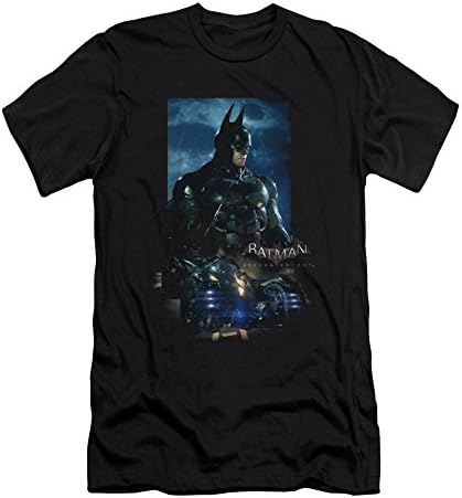 Batman: Arkham Knight Video Game A Knight And His Steed Adult Slim T-Shirt Tee