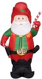 Outdoor Living : Gemmy 1239800 Airblown Inflatable - Regional Cowboy Santa, 8 Feet Tall