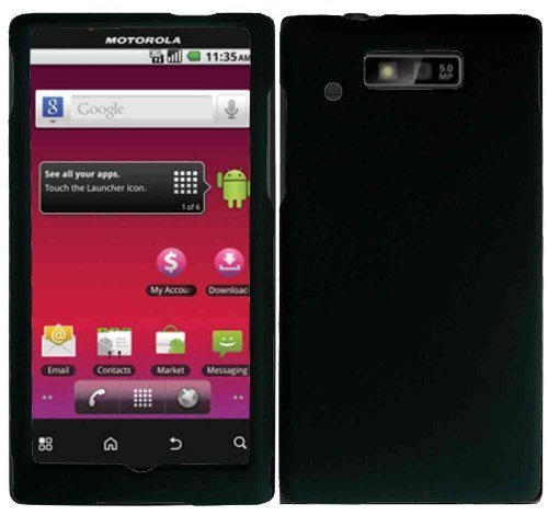 Black Hard Case Cover for Motorola Triumph WX435
