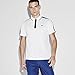 Men's Lacoste Sport Tennis Zippered Polo Ultra-Dry Pique White DH5515-51-3GO (XL)