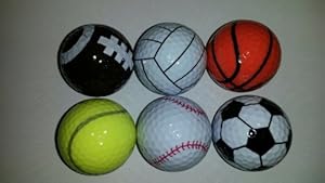 Sports Golf Balls 6 Pak