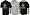 New Orleans Saints -Black/Gray- Hoodie Tee Combo - X-Large