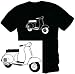 Sports : VESPA roller t-shirt MOTORROLLER club tshirts schwarz/weiss