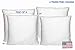 Mybecca 20 X 20 Pillow Insert Sham Square Form Polyester Premium Hypoallergenic Stuffer, Standard/White - Made in USA
