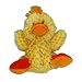KONG Duckie Dog Toy, Extra Small, Yellow