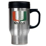 Miami Hurricanes NCAA Stainless Steel Travel Mug