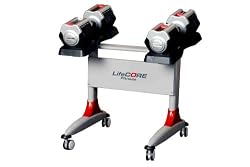 Lifecore Corebell 5-55-Pound Adjustable Dumbbell System with Stand