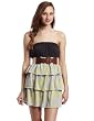 Jolt Juniors Tiered Print Ruffle Dress with belt
