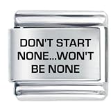 enlarged image: Don\'t Start None Italian Charms Bracelet Link