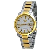 Buy Seiko Men's SNK790 Seiko 5 Automatic White Dial Two-Tone Stainless Steel Watch at amazon.com