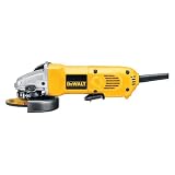 DEWALT DW802G 4-1/2-Inch Angle Grinder with Paddle Switch and Ground Wire