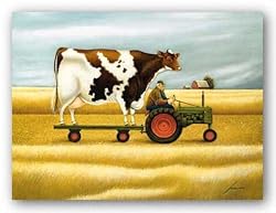 Ride To The Fair by Lowell Herrero 16"x12" Art Print Poster