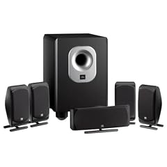JBL SCS 200.5 schwarz, 5.1 Lautsprechersystem mit aktivem Subwoofer