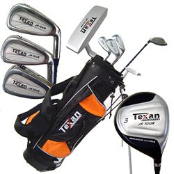 Texan Golf Kinder Golfschläger Set, 8 - 12 Jahre, Linkshänder