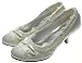 Balmoral Satin Pumps Rüschen Weiß (P60)