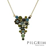 PILGRIM Skanderborg, Denmark Crystal Ladies Necklace. Total Item weight 15.6 g.