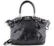 Coach Madison Sequin Mini Sophia Convertible Crossbody Small Bag 18638 Black