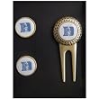 Duke Blue Devils Divot Tool Golf Ball (2) Marker Set