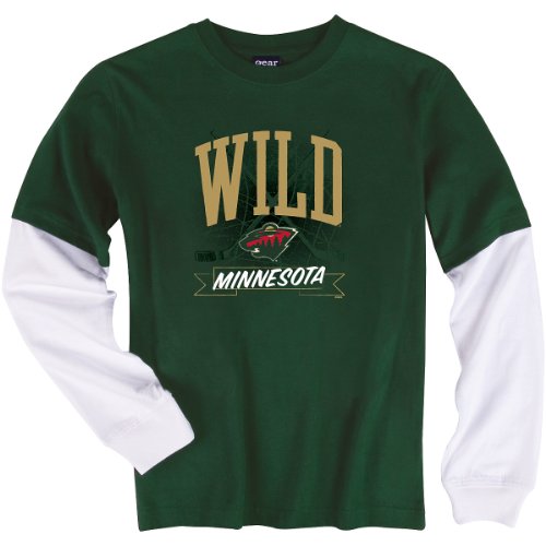 Gear For Sports Minnesota Wild Youth Layer Long Sleeve T-Shirt Extra Large