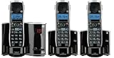 GE 28821FE3 Dect 6.0 Digital 3-Handset Cordless Phone with Google Free Directory Assistance Goog-411 and Digital Answering System