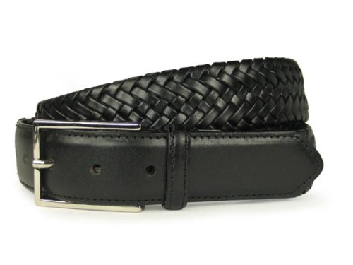 Men's Comfort Stretch Braided Leather Belt