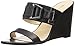 Nine West Women's Funtimes Leather Wedge Sandal