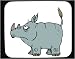Mouse Pad with africa, endangered, wildlife, rhinoceros, serengeti, species