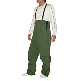2 PIECE BONUS PACK: SIMS Mens Green Waterproof Insulated Winter Ski Snowboard Overalls / Snow Pants & Adidas Toque / Hat - Size: L