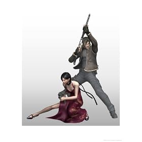 Resident Evil - Leon and Ada Photographic Poster Print, 36x48