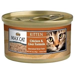 Nutro MAX CAT Chicken and Liver Formula Canned Kitten Food