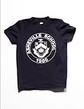 Youth t shirt by American Apparel, with school crest