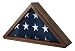 Senators Flag Display Case for 5ft x 9.5ft Flags - Walnut