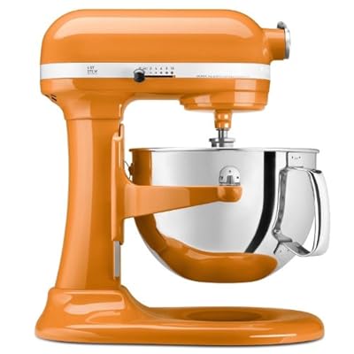 New Kitchenaid Pro Stand Mixer 450-w 5-qt Kv25g0xtg All Metal Tangerine Orange