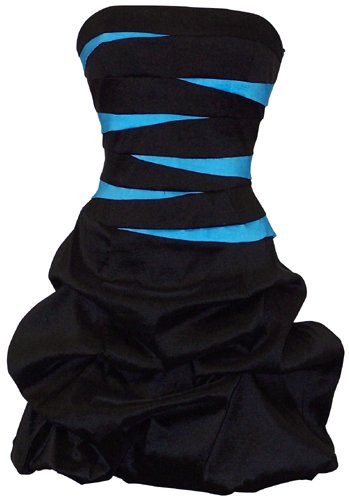 Strapless Bandage Mini Bubble Dress Prom Party Formal Gown