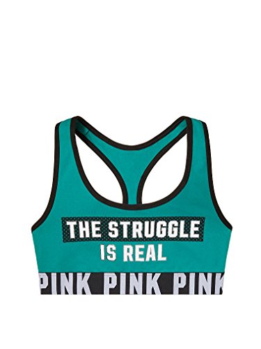 Victoria's Secret Women's PINK Cotton Bra Top Small The Struggle is Real