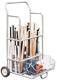 Baseball Equipment Bags & Storage - Equipment Cart w/ steel baskets - Sports