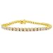8-Inch 3.4ct Diamond Tennis Bracelet in 14k Gold GH, I1 [Jewelry]